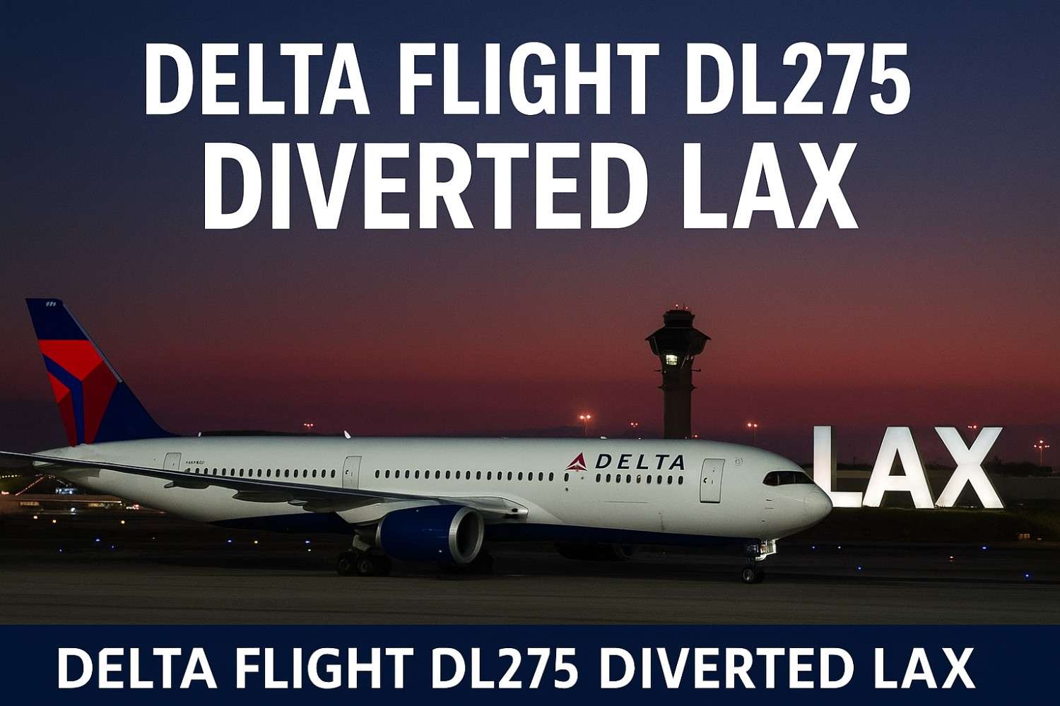 Delta Flight DL275 Diverted to LAX