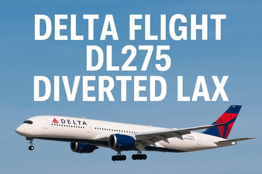 Delta Flight DL275 diverted LAX