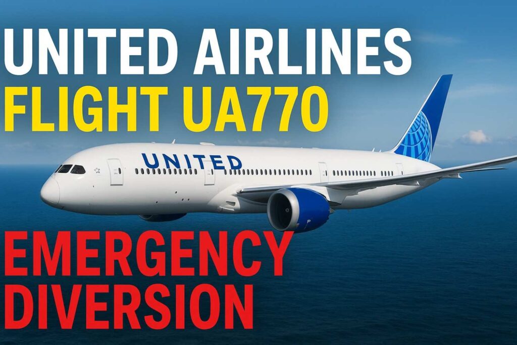 united airlines flight ua770 emergency diversion