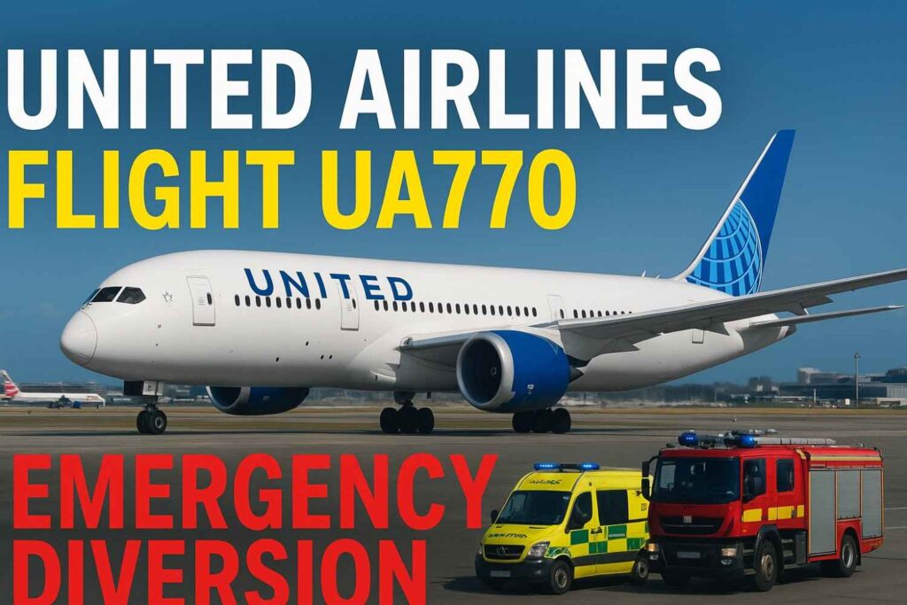 united airlines flight ua770 emergency diversion