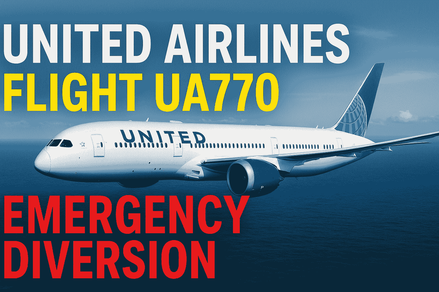 united airlines flight ua770 emergency diversion